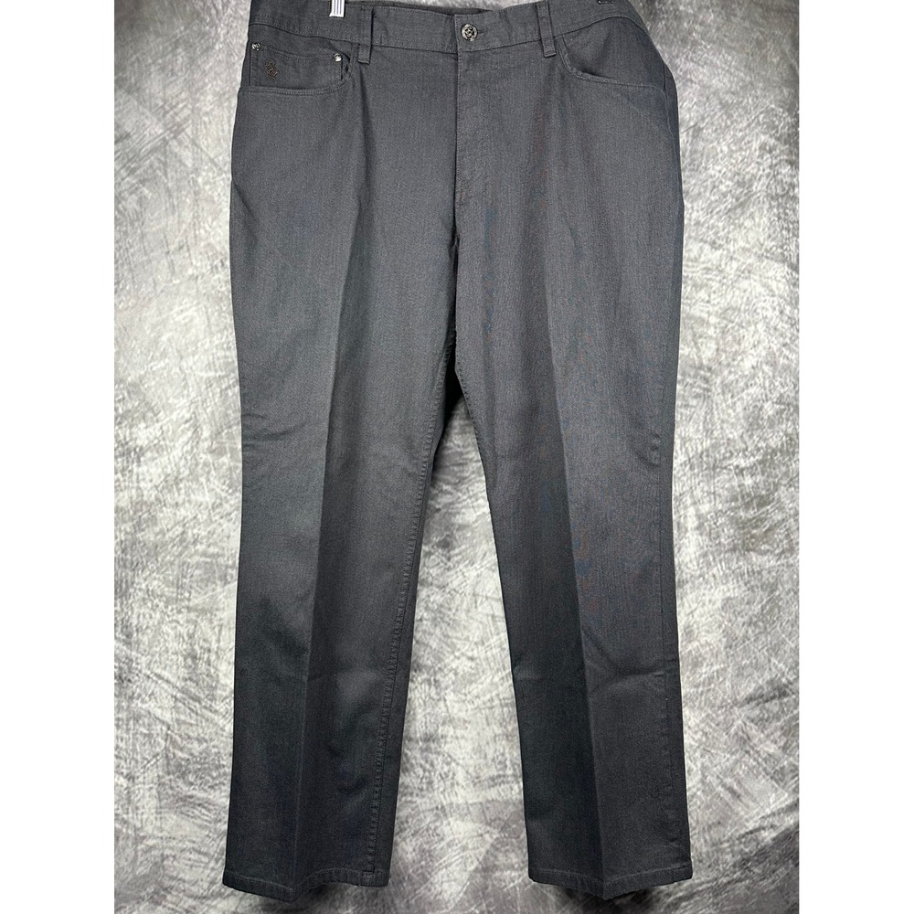 English Laundry Brixton Pants Mens 40x30 Gray Straight Leg Stretch Cotton Twill